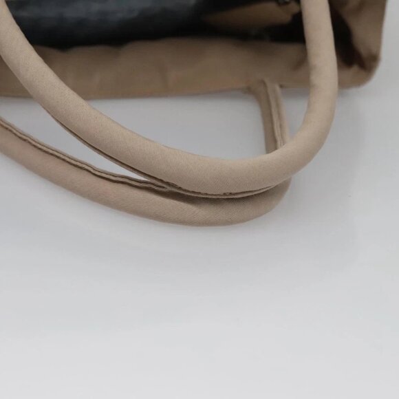 PRADA Hand Bag Nylon Beige Auth 99182 - Picture 8 of 15